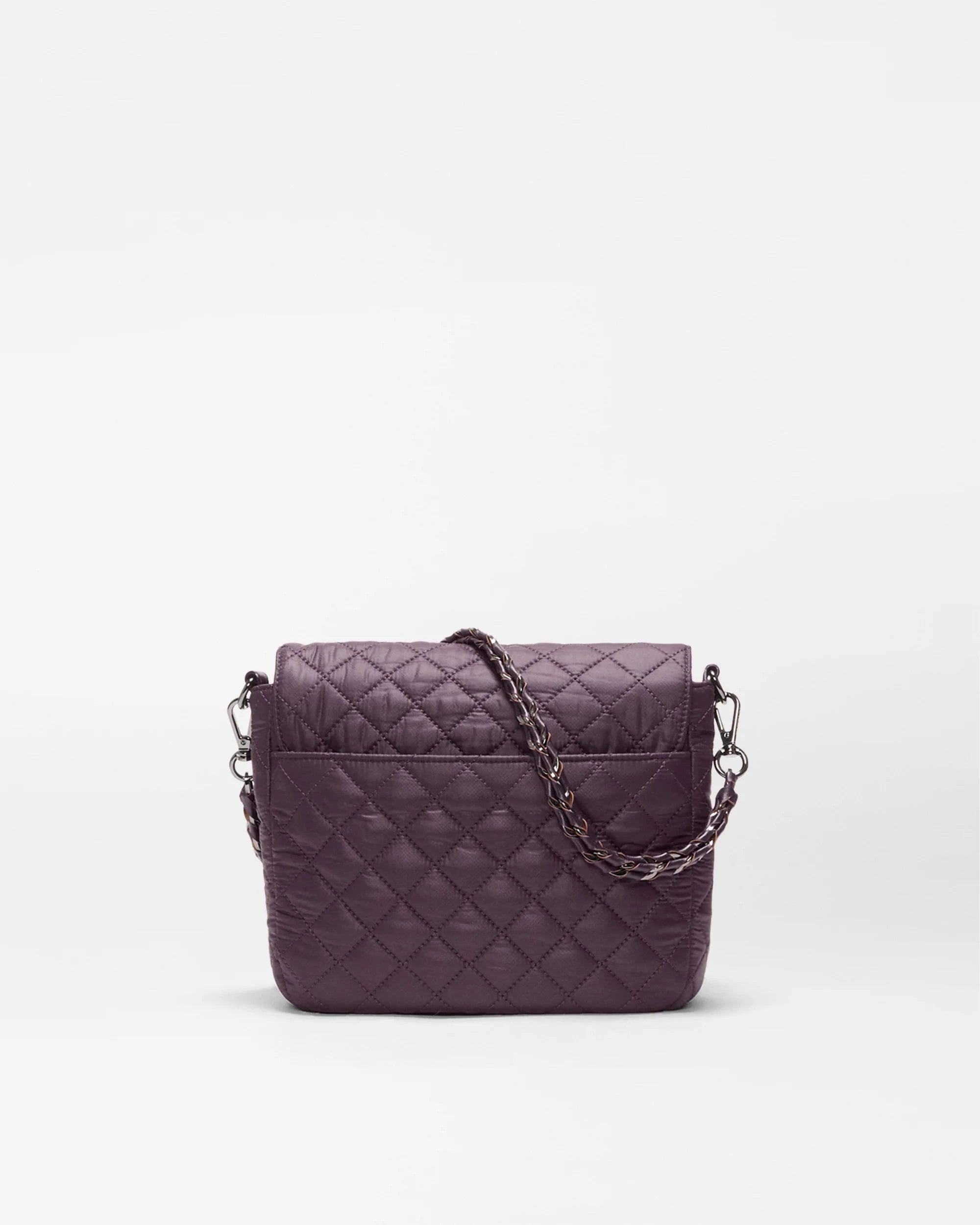 Medium Crosby Lock Crossbody Raisin Crossbody MZ Wallace 