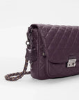 Medium Crosby Lock Crossbody Raisin Crossbody MZ Wallace 