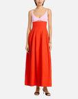 Maddy Cotton Midi Dress Lobster Multi Dresses - Midi Simkhai 