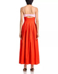 Maddy Cotton Midi Dress Lobster Multi Dresses - Midi Simkhai 