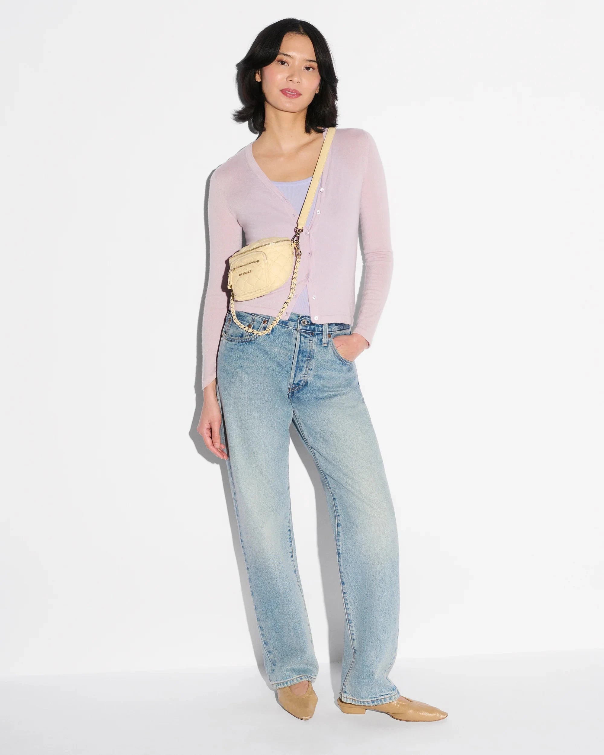 Micro Crosby Sling Chamomile Crossbody MZ Wallace 