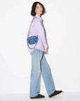 Micro Crosby Sling True Blue Denim Crossbody MZ Wallace 