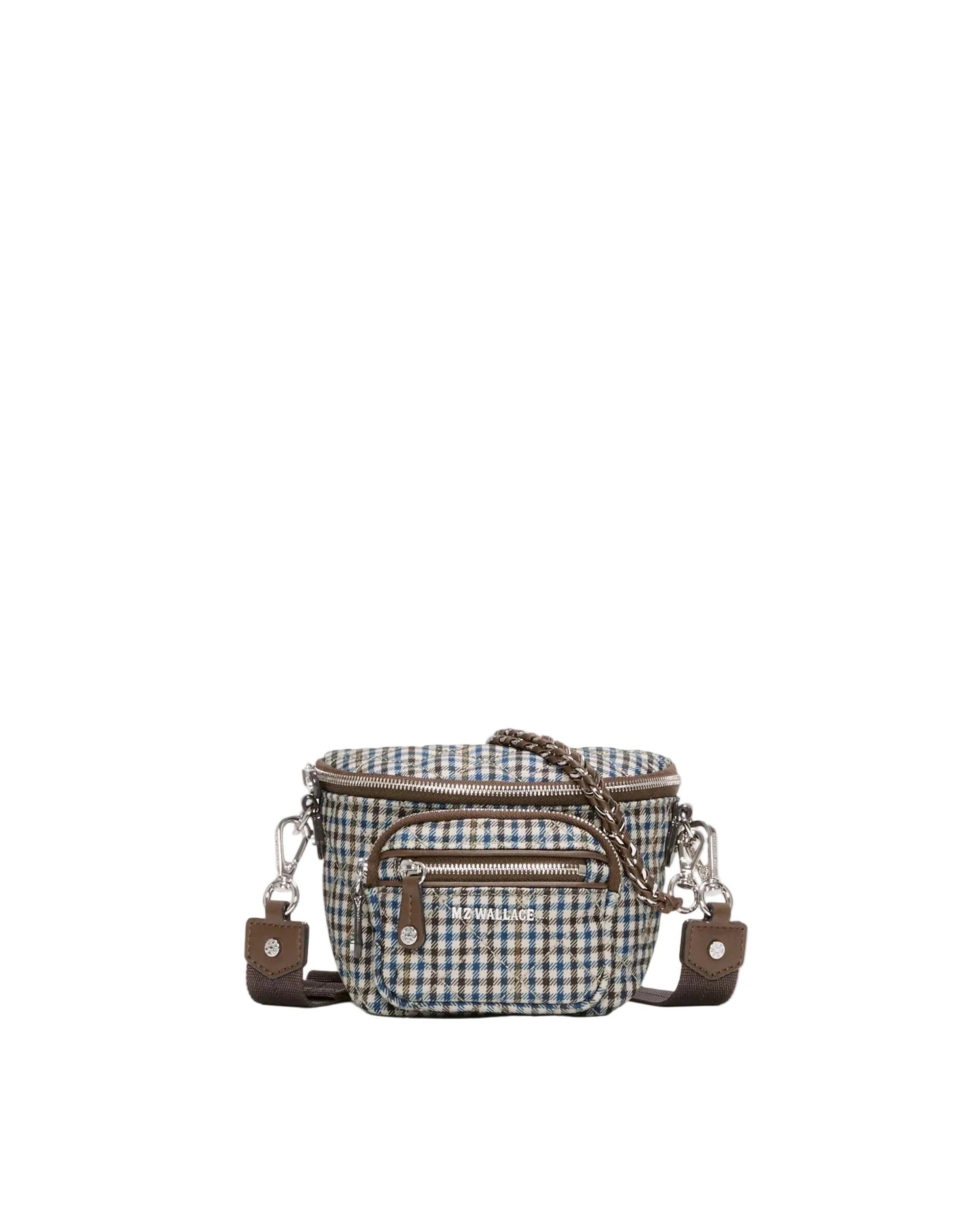 Micro Crosby Sling Heritage Check Crossbody MZ Wallace 