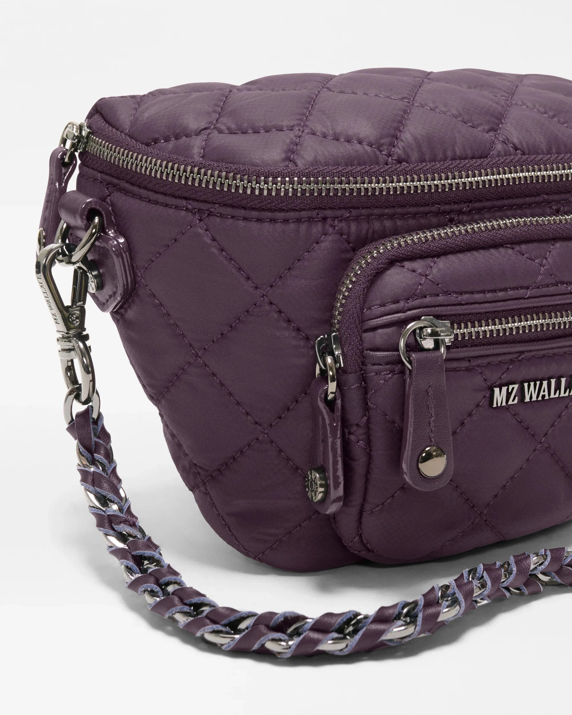 Micro Crosby Sling Raisin Crossbody MZ Wallace 