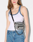 Micro Crosby Sling Black/White Gingham Crossbody MZ Wallace 