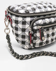 Micro Crosby Sling Black/White Gingham Crossbody MZ Wallace 