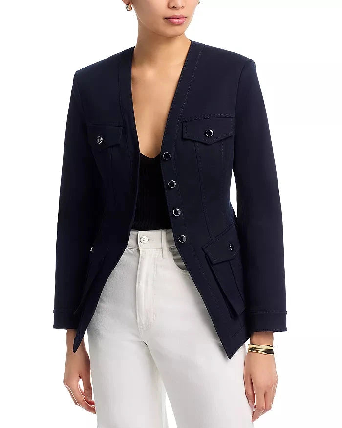 Pendle Dickey Jacket Navy Jackets - Dickey Veronica Beard 