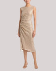 Kimberly dress Champagne Dresses - Midi Veronica Beard 