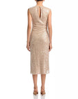 Kimberly dress Champagne Dresses - Midi Veronica Beard 