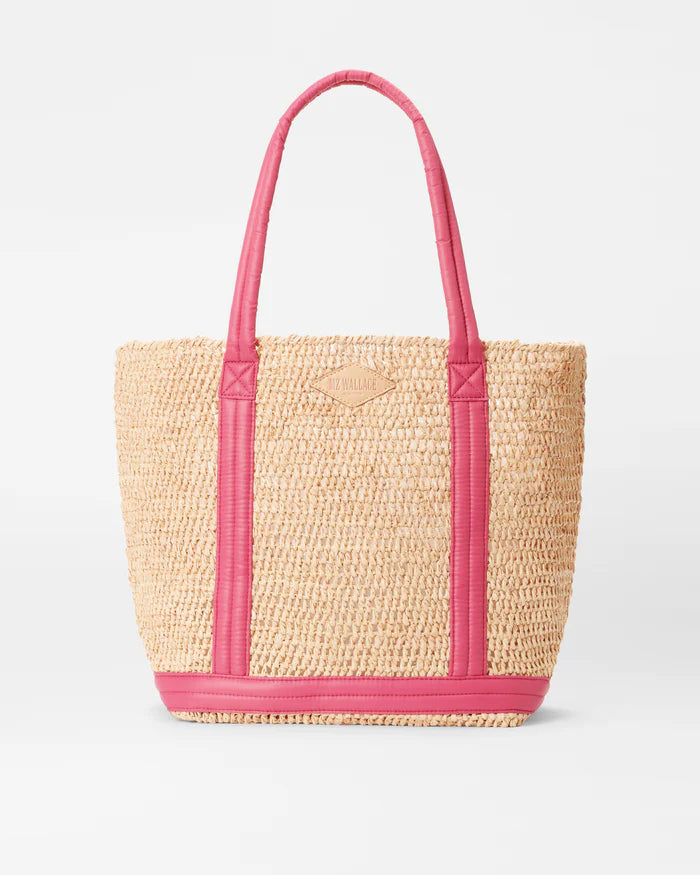 Raffia Tote Medium Raffia/ Zinnia Tote & Satchel MZ Wallace 