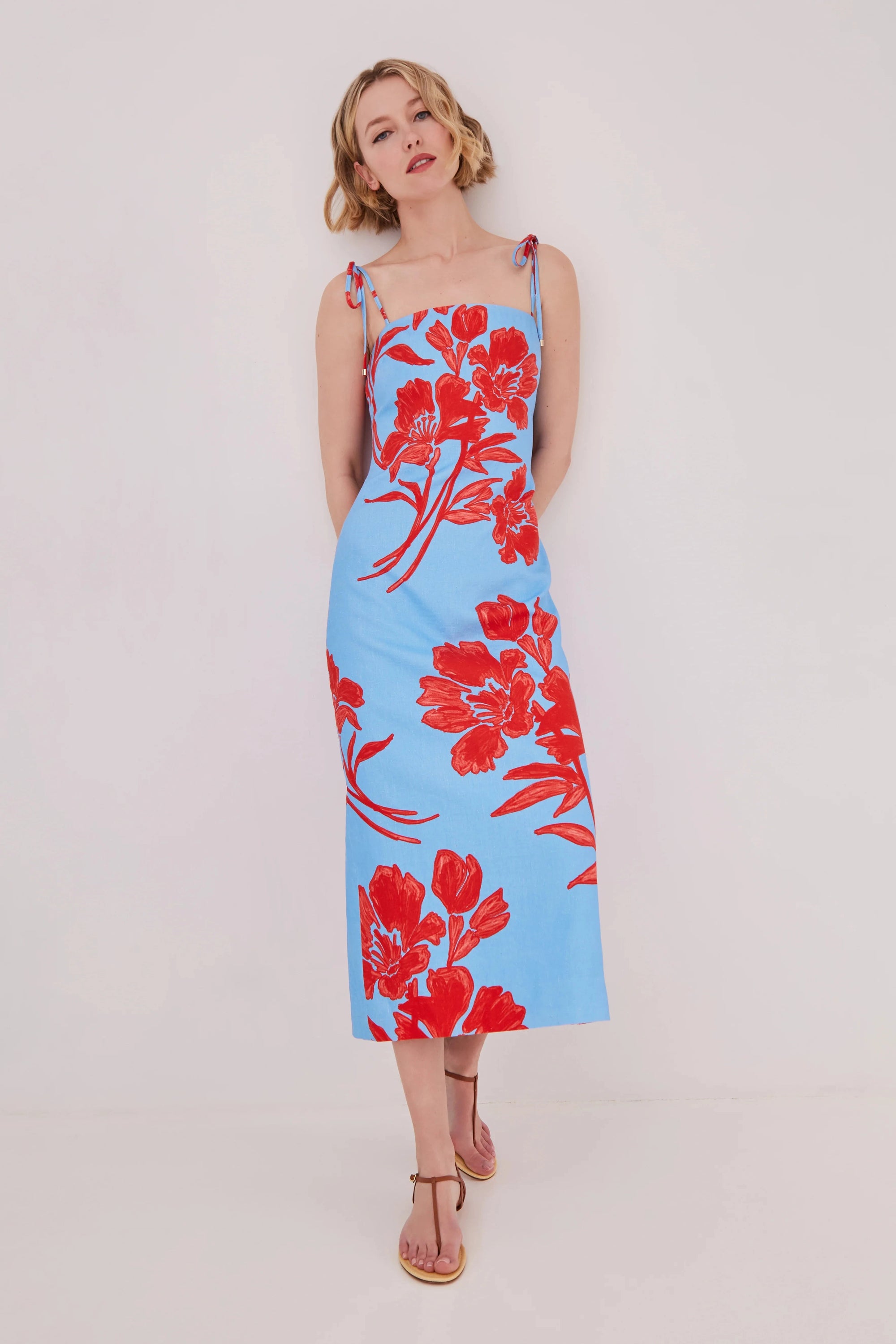 Chelsea Dress Flora Shadow Dresses - Midi Cara Cara 