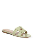 Via Slide Sandal Pistachio Flats - Slide Veronica Beard - Shoes 
