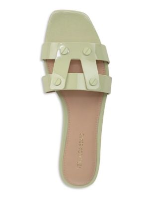Via Slide Sandal Pistachio Flats - Slide Veronica Beard - Shoes 
