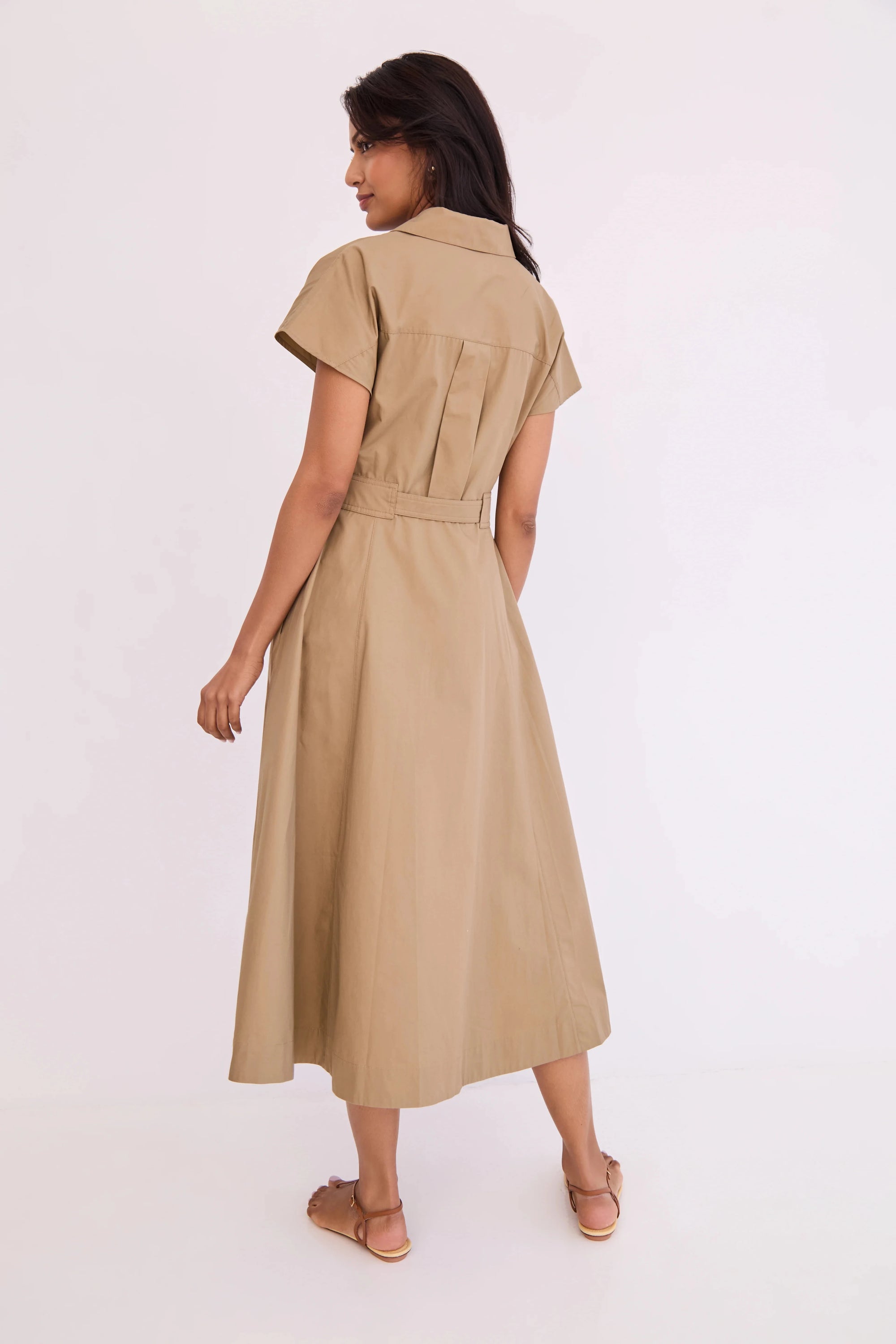Sawyer Dress Khaki Dresses - Maxi Cara Cara 