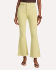Carson Ankle Flare Pistachio Denim - Flare & Wide Leg Veronica Beard 