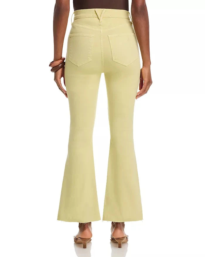 Carson Ankle Flare Pistachio Denim - Flare & Wide Leg Veronica Beard 