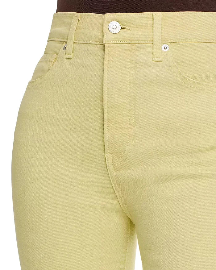Carson Ankle Flare Pistachio Denim - Flare & Wide Leg Veronica Beard 