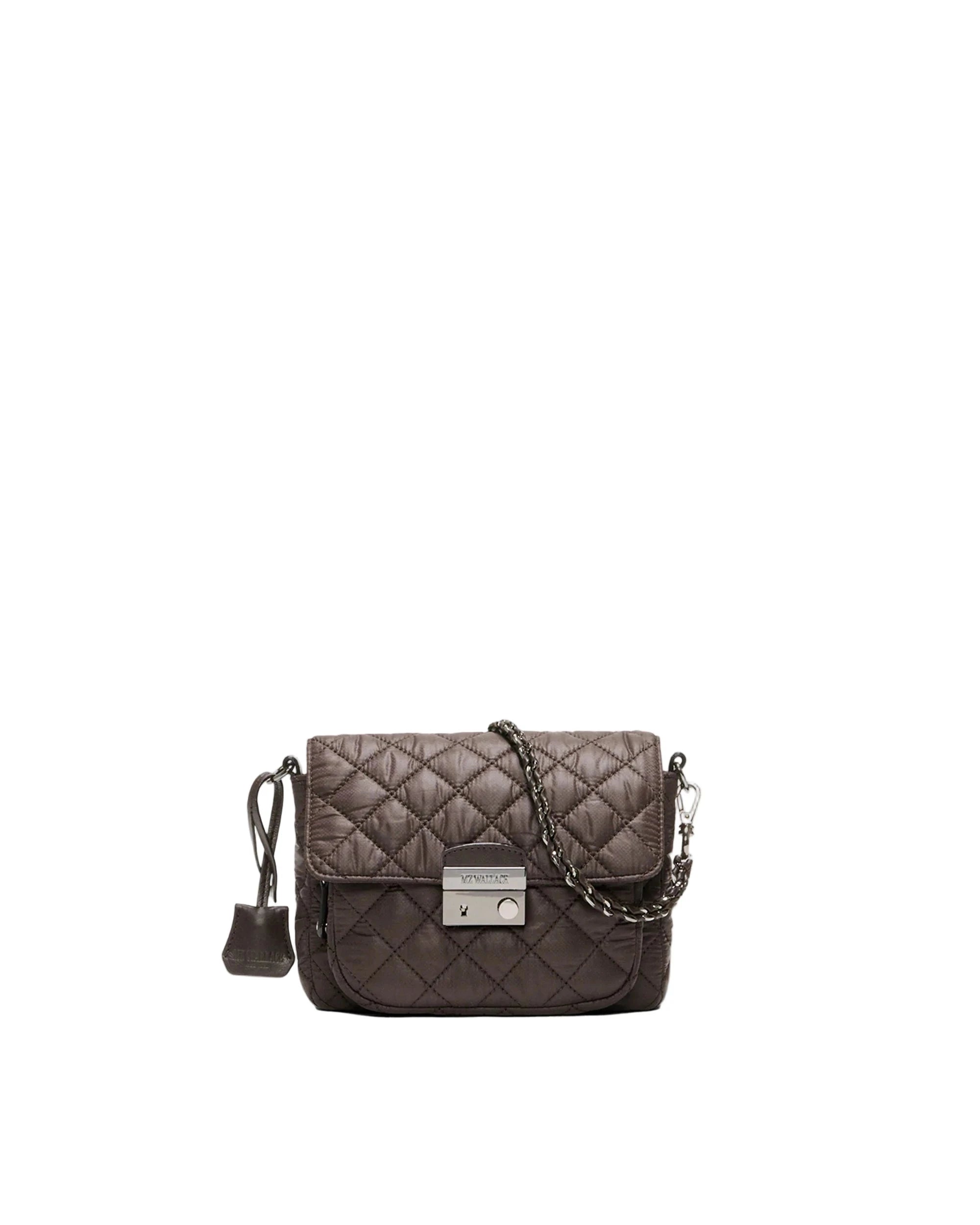 Small Crosby Lock Crossbody Espresso Crossbody MZ Wallace 