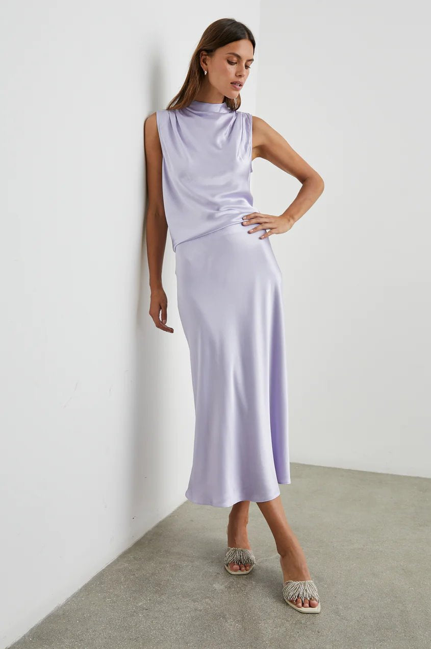 Anya Lilac Ice Skirts - Midi Rails 