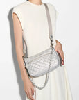 Crosby Ella Crossbody Oyster Metallic Crossbody MZ Wallace 