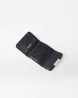 Crosby Lock Wallet Small Black Small Leather Goods - Wallets MZ Wallace 