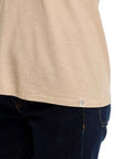 The Slub Vee Tee Soft Beige Tops - Tees rag & bone 