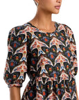 Porcelain Birds Mini Dress Black Dresses - Short Farm Rio 