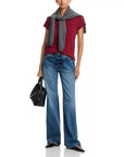 The Slub Tee Pomegranate Tops - Tees rag & bone 