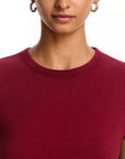 The Slub Tee Pomegranate Tops - Tees rag & bone 