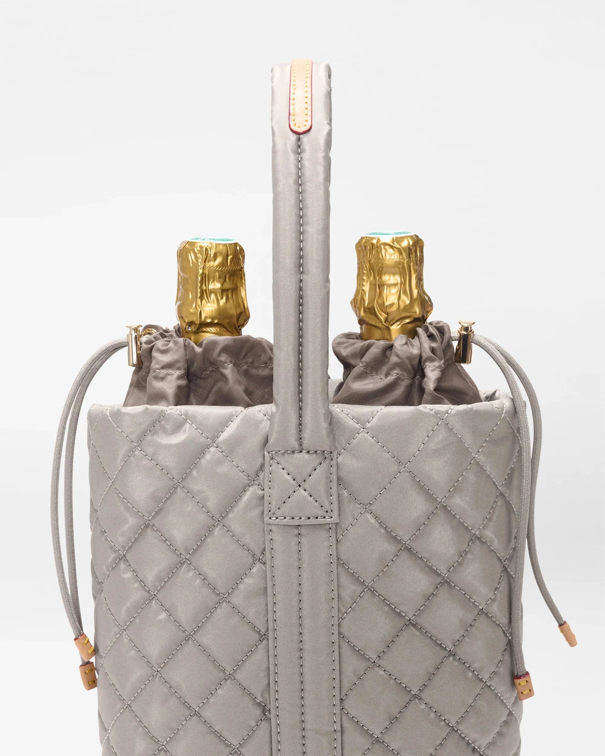 Wine Tote Sable Pearl Metallic Tote & Satchel MZ Wallace 