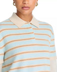 Layered Stripe Rugby Alice Blue Combo Sweater - Polo Guest in Residence 