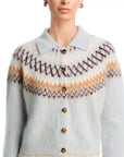 Grizzly Chalet Cardigan Marble Combo Sweater - Cardigans Guest in Residence 
