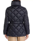 Mandoline Quilted Jacket Green Black Outerwear - Longsleeve Save The Duck 