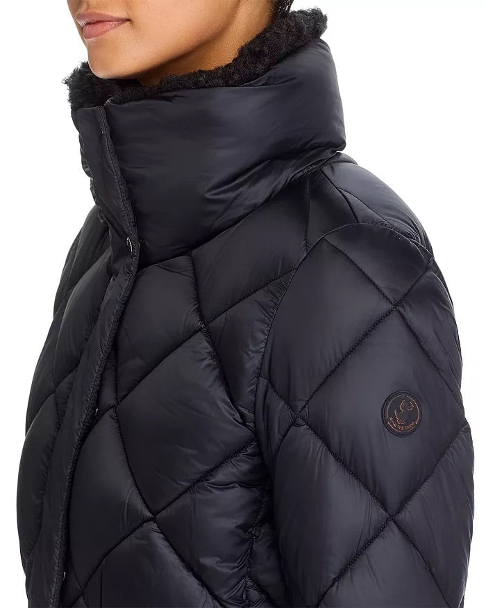 Mandoline Quilted Jacket Green Black Outerwear - Longsleeve Save The Duck 