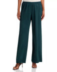 Roni Satin Pant Dark Spruce Pants - Trousers Simkhai 