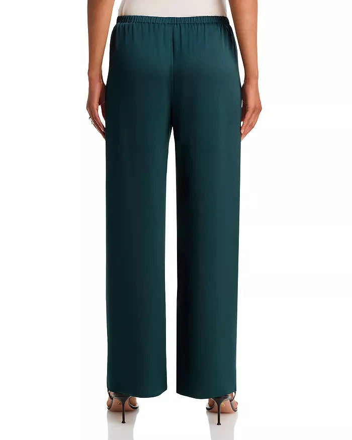 Roni Satin Pant Dark Spruce Pants - Trousers Simkhai 