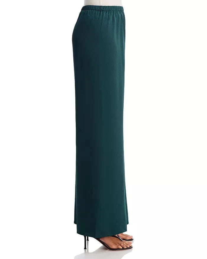 Roni Satin Pant Dark Spruce Pants - Trousers Simkhai 