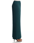 Roni Satin Pant Dark Spruce Pants - Trousers Simkhai 