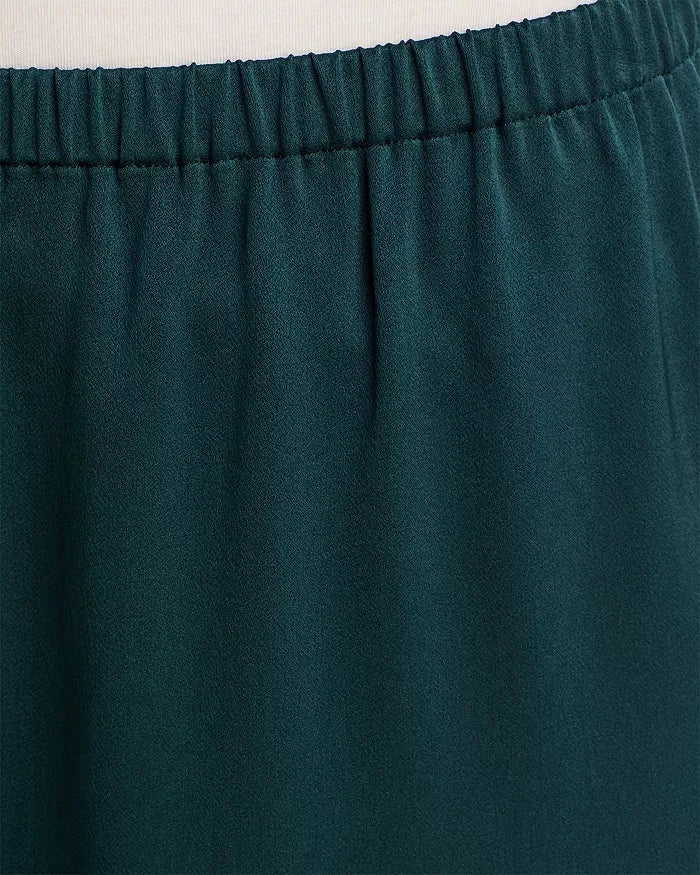 Roni Satin Pant Dark Spruce Pants - Trousers Simkhai 
