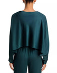 Bearitz Satin Top Dark Spruce Tops - Blouses Simkhai 