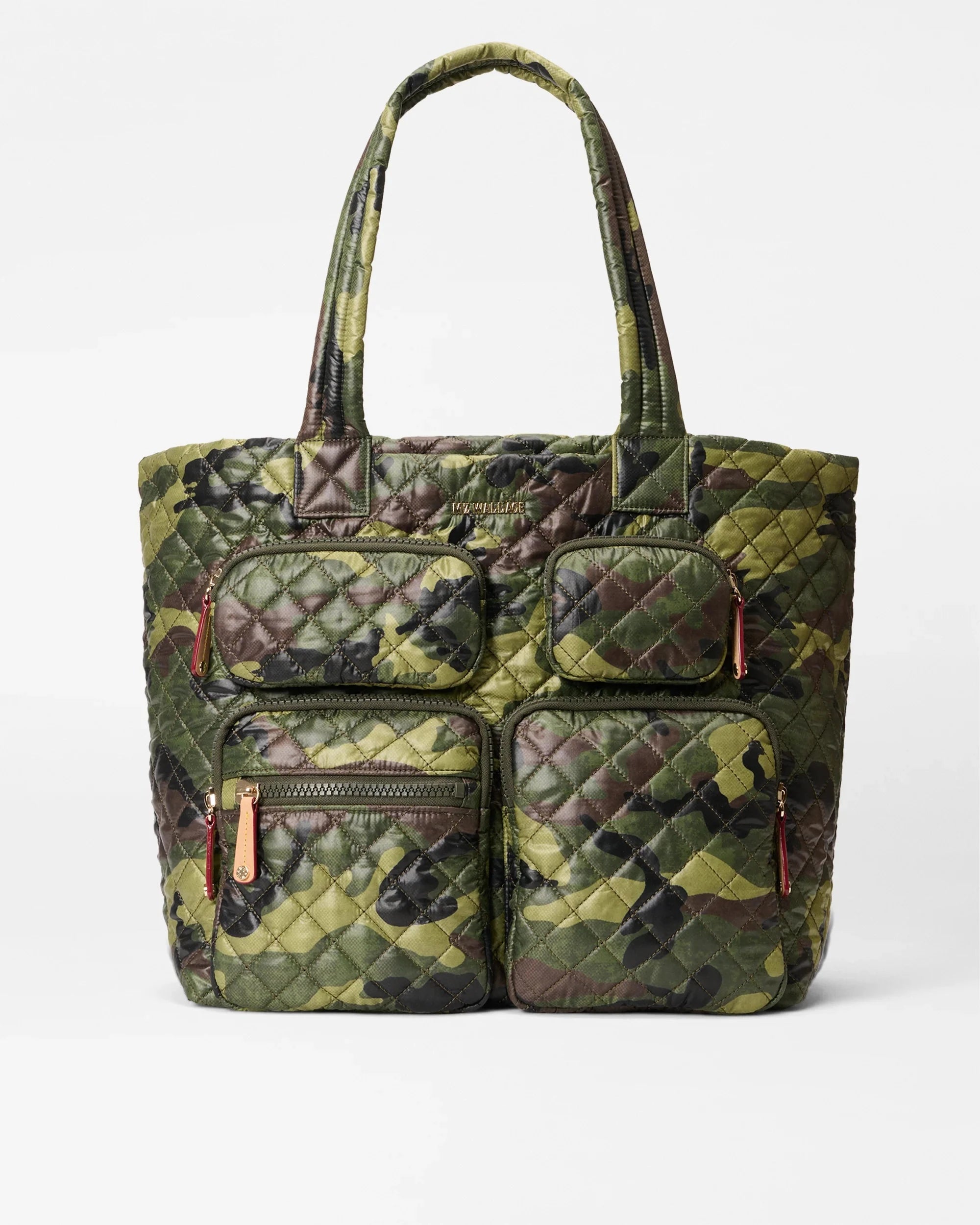 Large Metro Travel Tote Green Camo Tote & Satchel MZ Wallace 