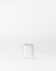 Phone Card Case Silver Metallic Leather Small Leather Goods - Wallets MZ Wallace 