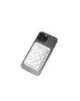 Phone Card Case Silver Metallic Leather Small Leather Goods - Wallets MZ Wallace 