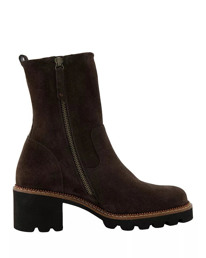 Wanda Boot Mocca Soft Suede Boots - Booties Paul Green 