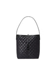 mz wallace Small Astor Hobo Black on a grey background