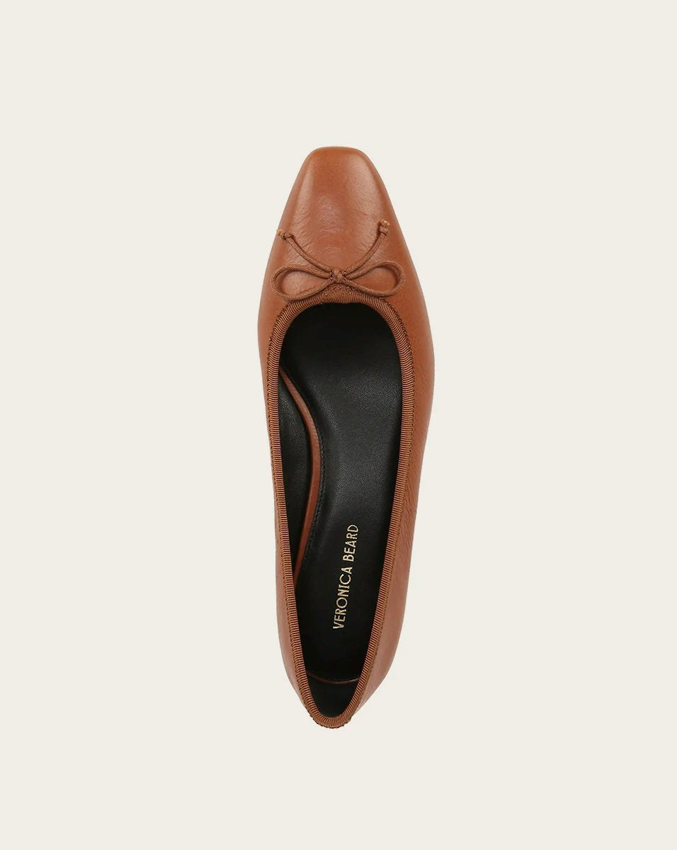 Cecile Ballet Pump Caramel Shoes - Pumps - Low Veronica Beard - Shoes 