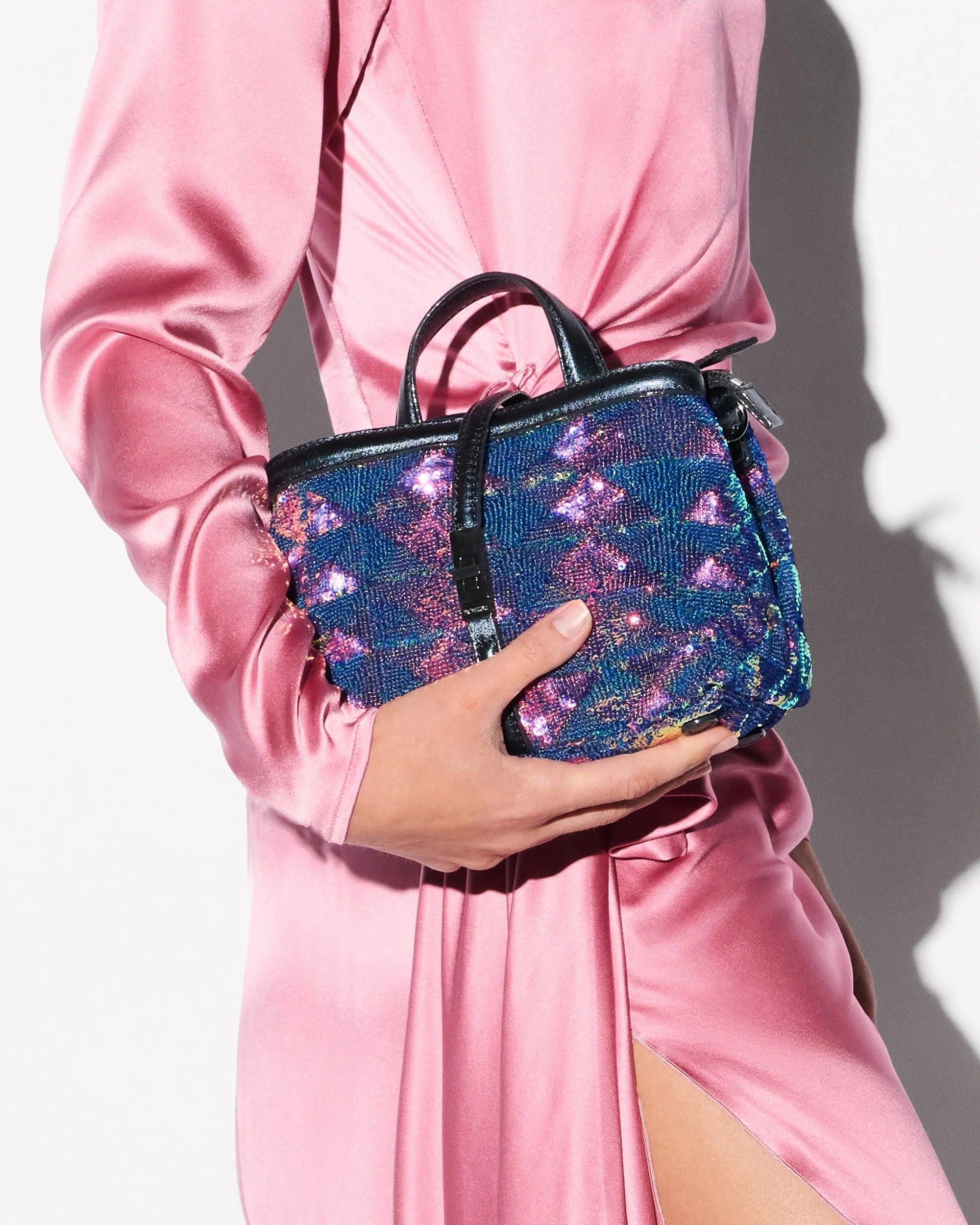 Mini Astor Top Handle Aurora Sequin Hobo & Shoulder MZ Wallace 