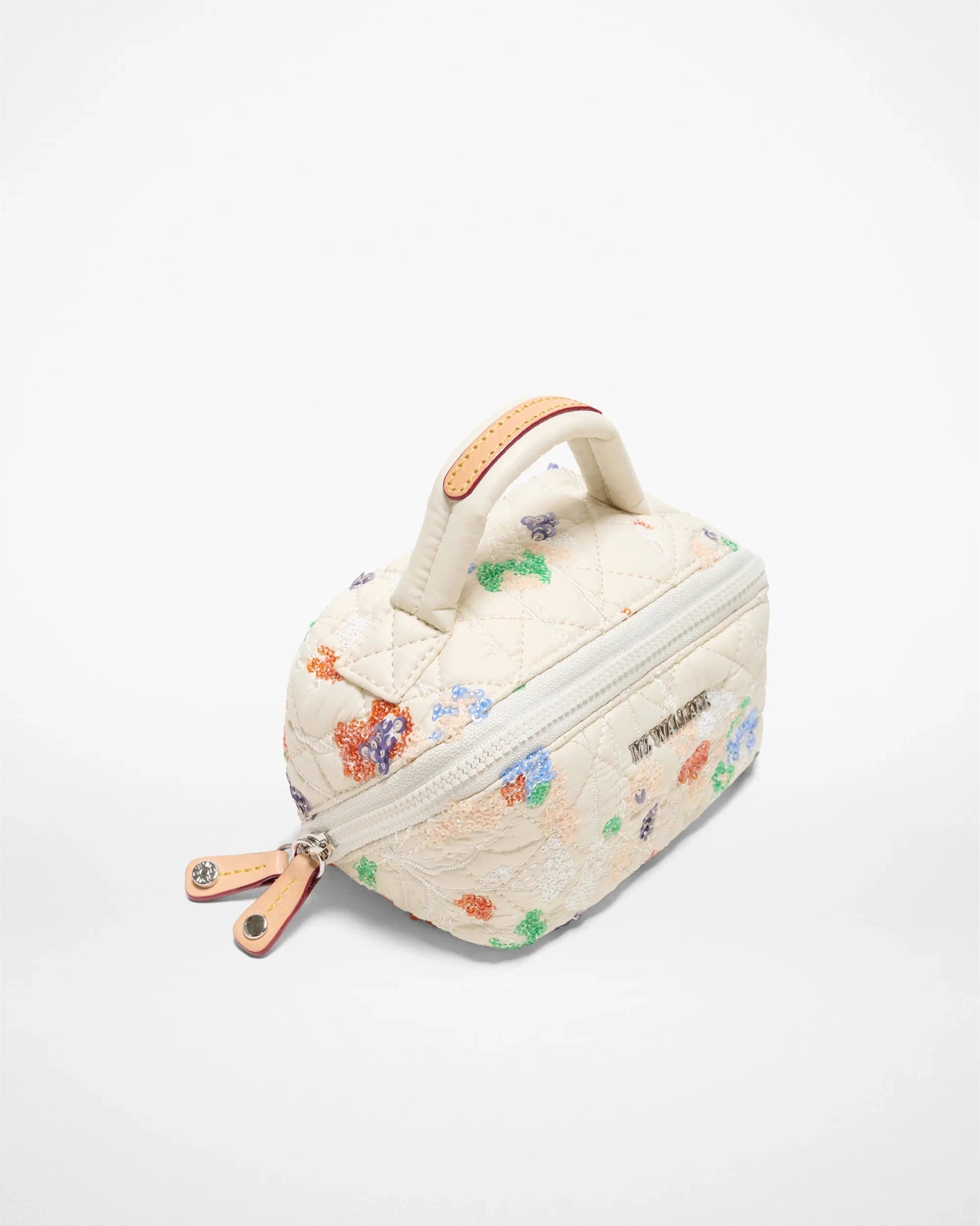 Mini Accordion Jewelry Case Eden Sequin Cosmetic MZ Wallace 