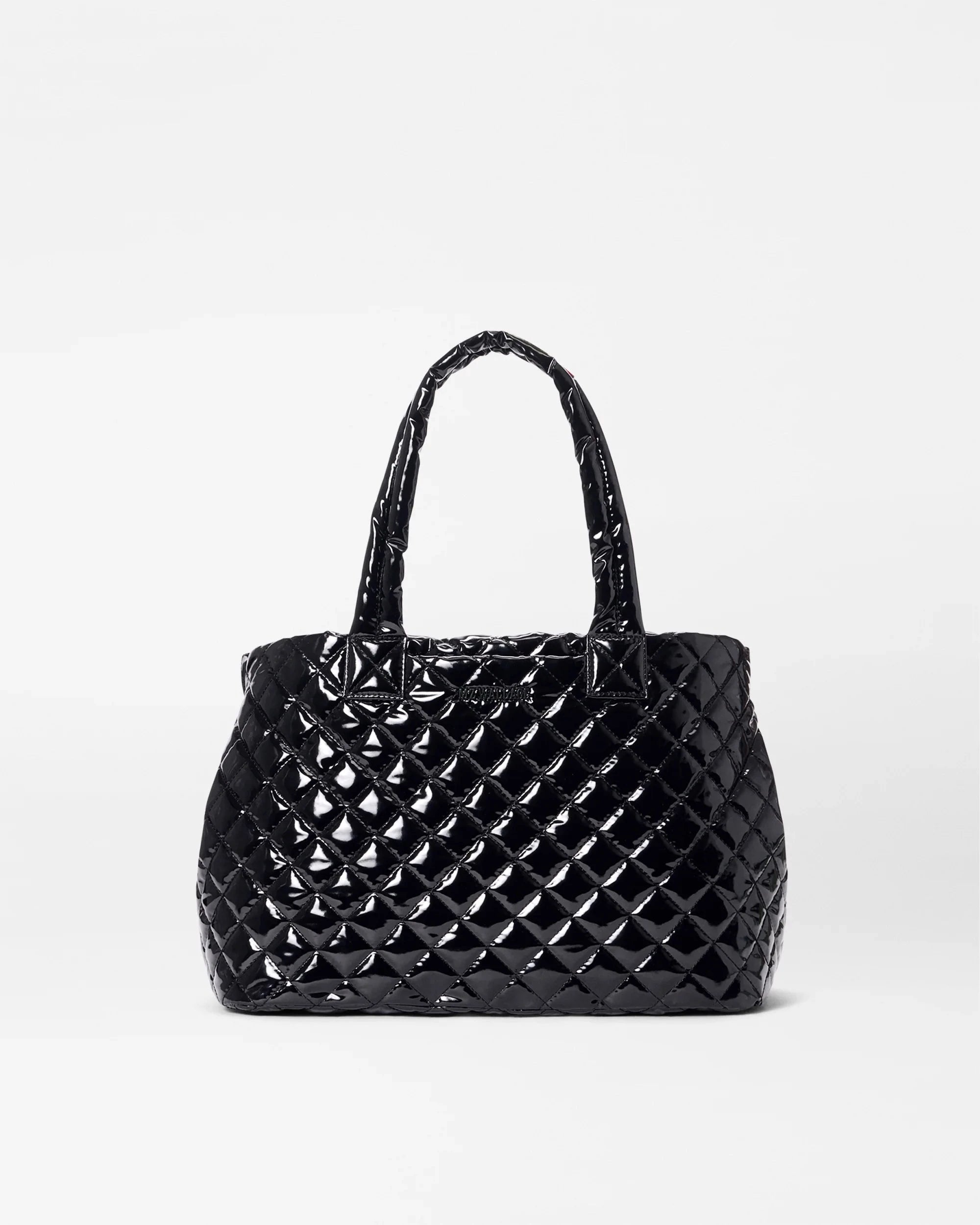 Medium Metro City Tote Black Lacquer Tote & Satchel MZ Wallace 