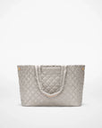 Medium Metro City Tote Sable Pearl Metallic Tote & Satchel MZ Wallace 